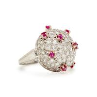 RUBY AND DIAMOND RING