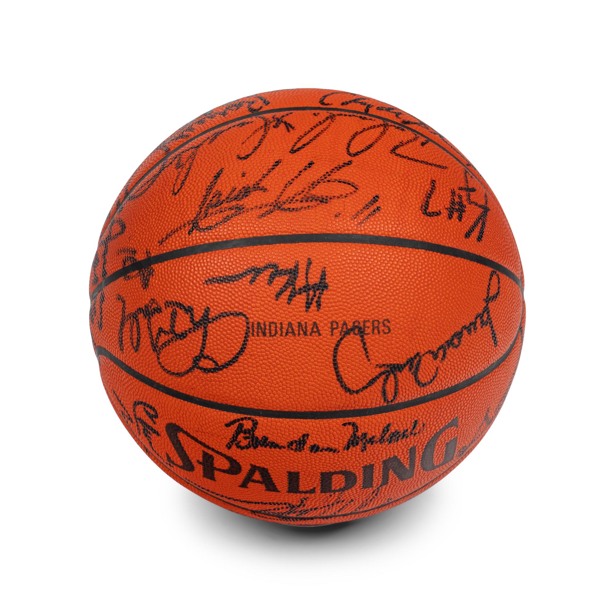 A 1989 NBA All Star Signed Autograph Basketball Featuring Michael Jordan (Beckett Authentication Services) - 26 Signatures