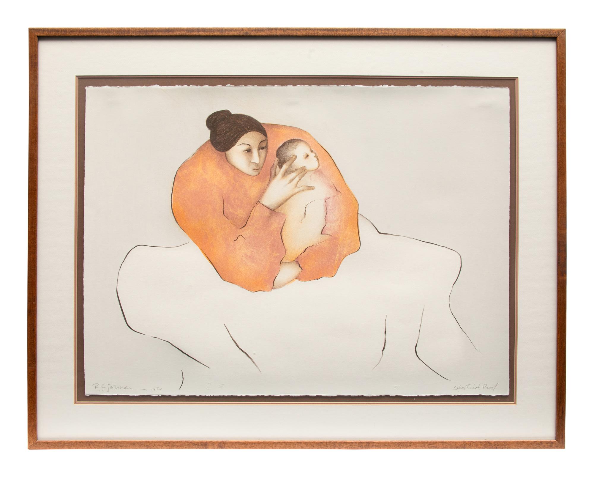 Mother and Child, Color Trial Proof