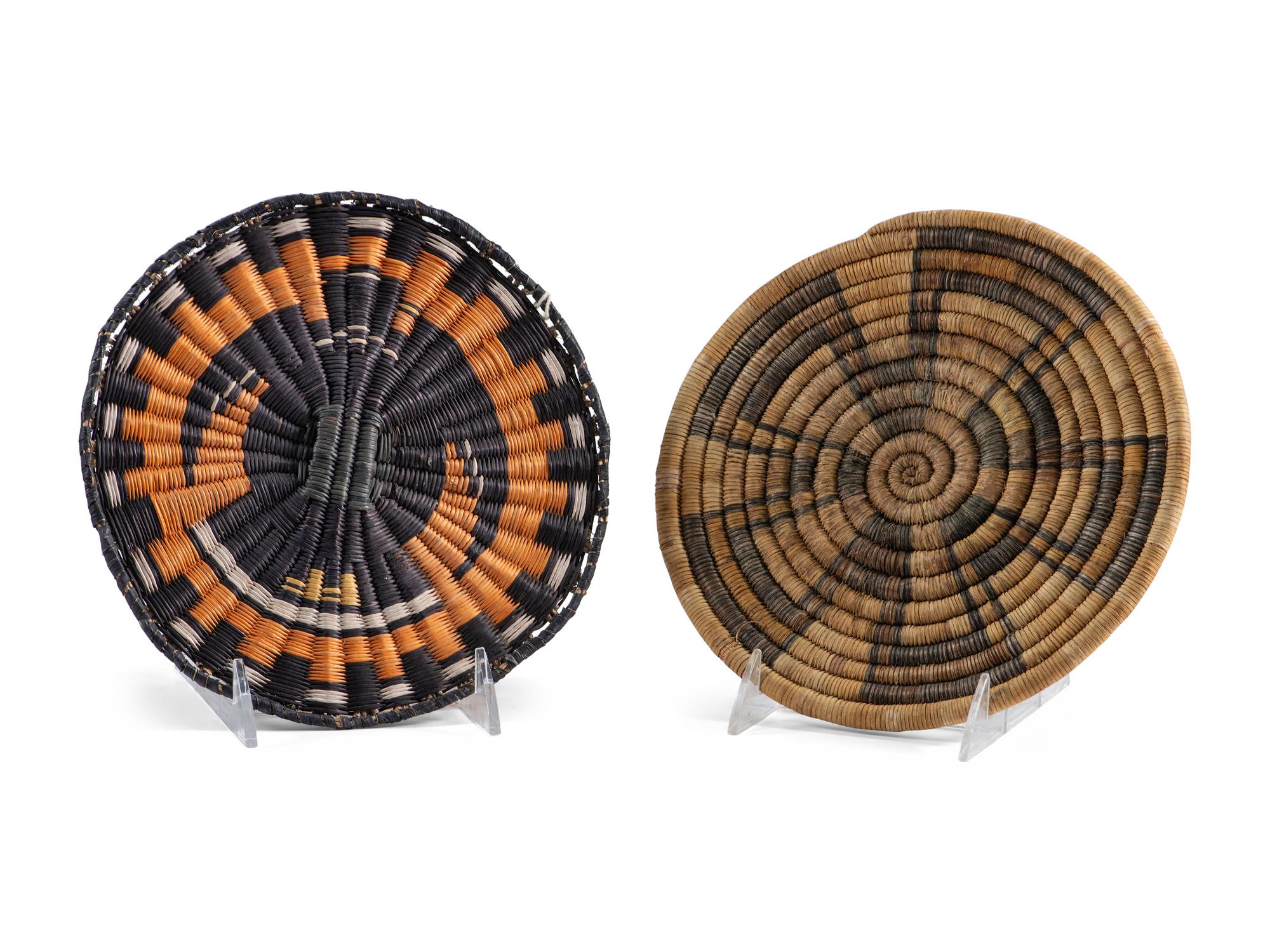 Hopi Second and Third Mesa Basketry Plaques