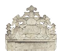 A Pair of Venetian Style Mirror-Veneered Console Tables and Mirrors