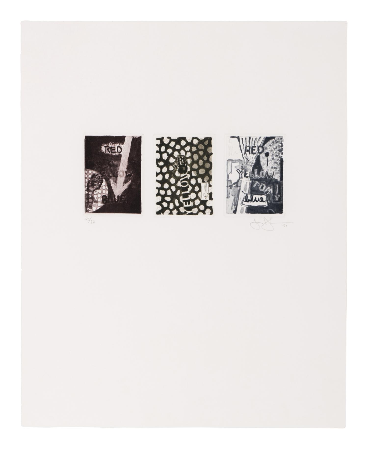 Untitled (Red, Yellow, Blue) , 1981