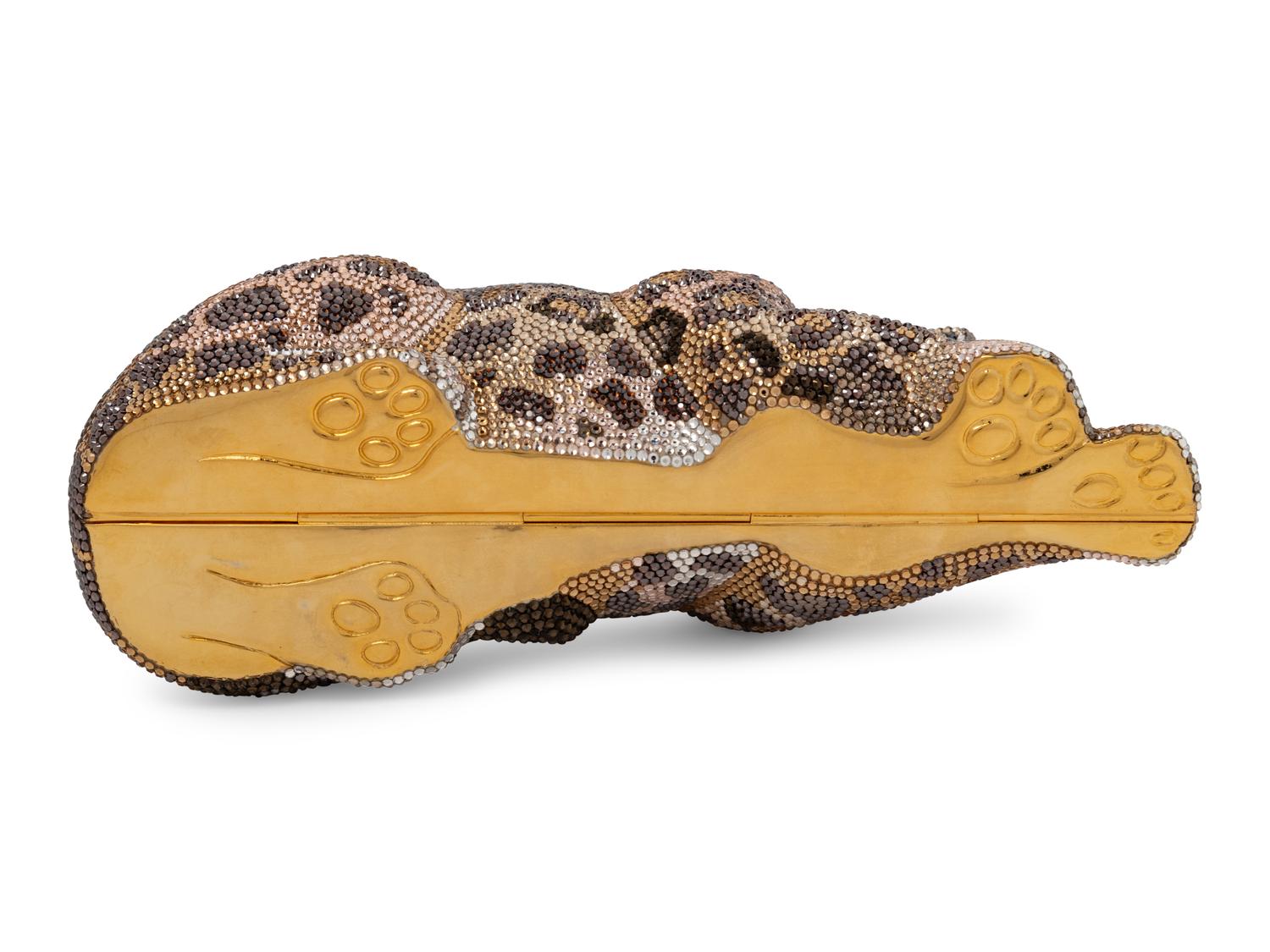 Judith Leiber Limited Edition Leopard Minaudière