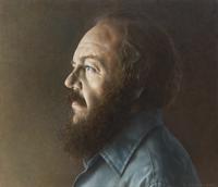 Robert Brawley, (American, 1937-2006), Man in Blue Shirt/Self Portrait, 1983
