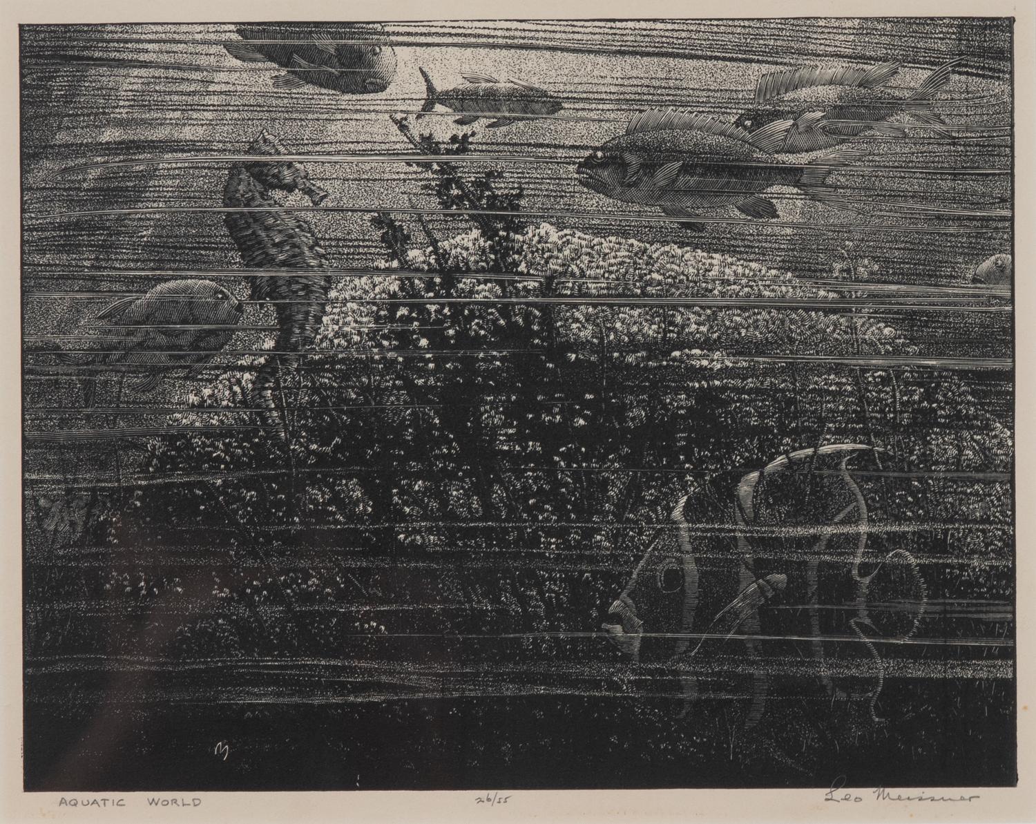 Leo Meisser, (Swiss, 1902-1977) — Aquatic World