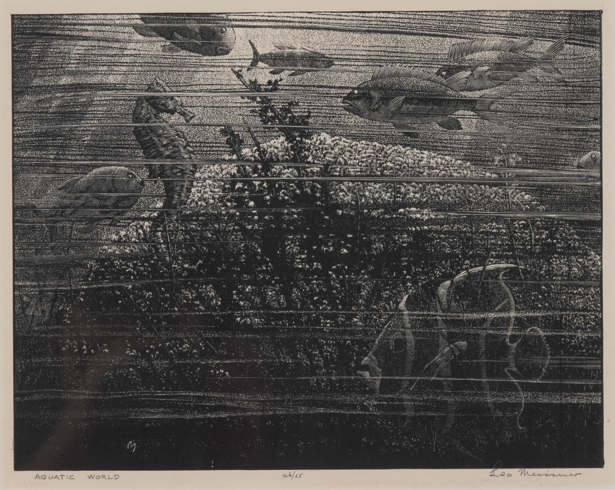 Leo Meisser, (Swiss, 1902-1977) — Aquatic World