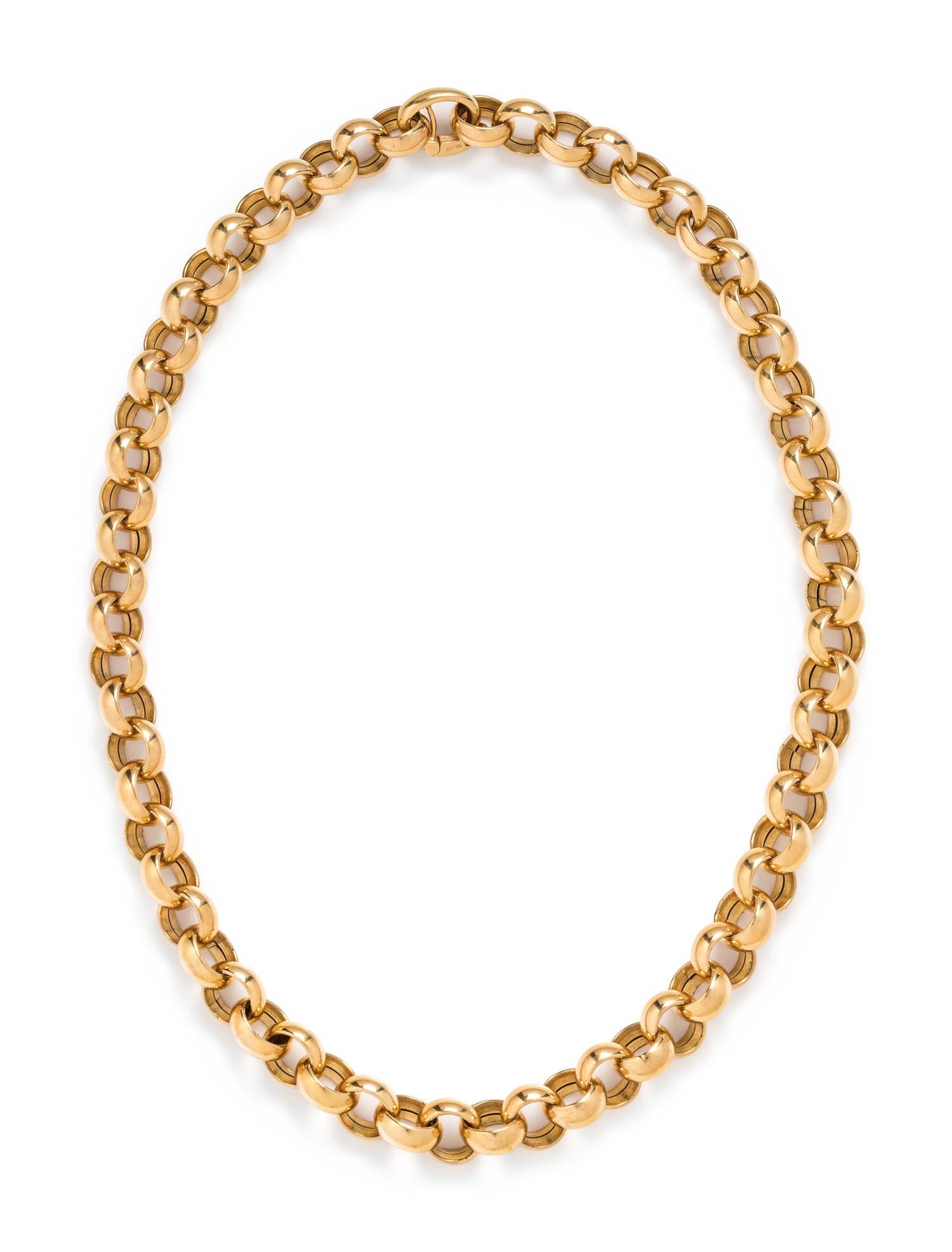 YELLOW GOLD NECKLACE