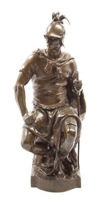 A French Bronze Figure Height 20 inches. — PAUL DUBOIS (1827-1905)