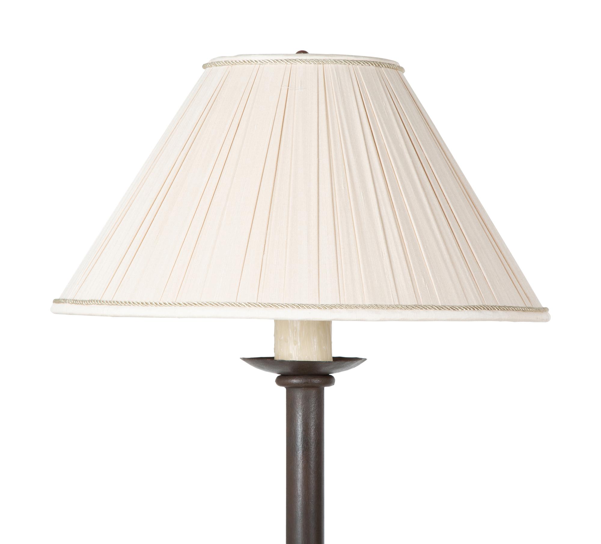 A Pair of Wrought Iron Floor Lamps — 20TH CENTURY