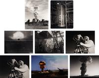 [ATOMIC BOMB]. A group of 8 images relating to nuclear tests. 1945-1957 (but printed 2009).