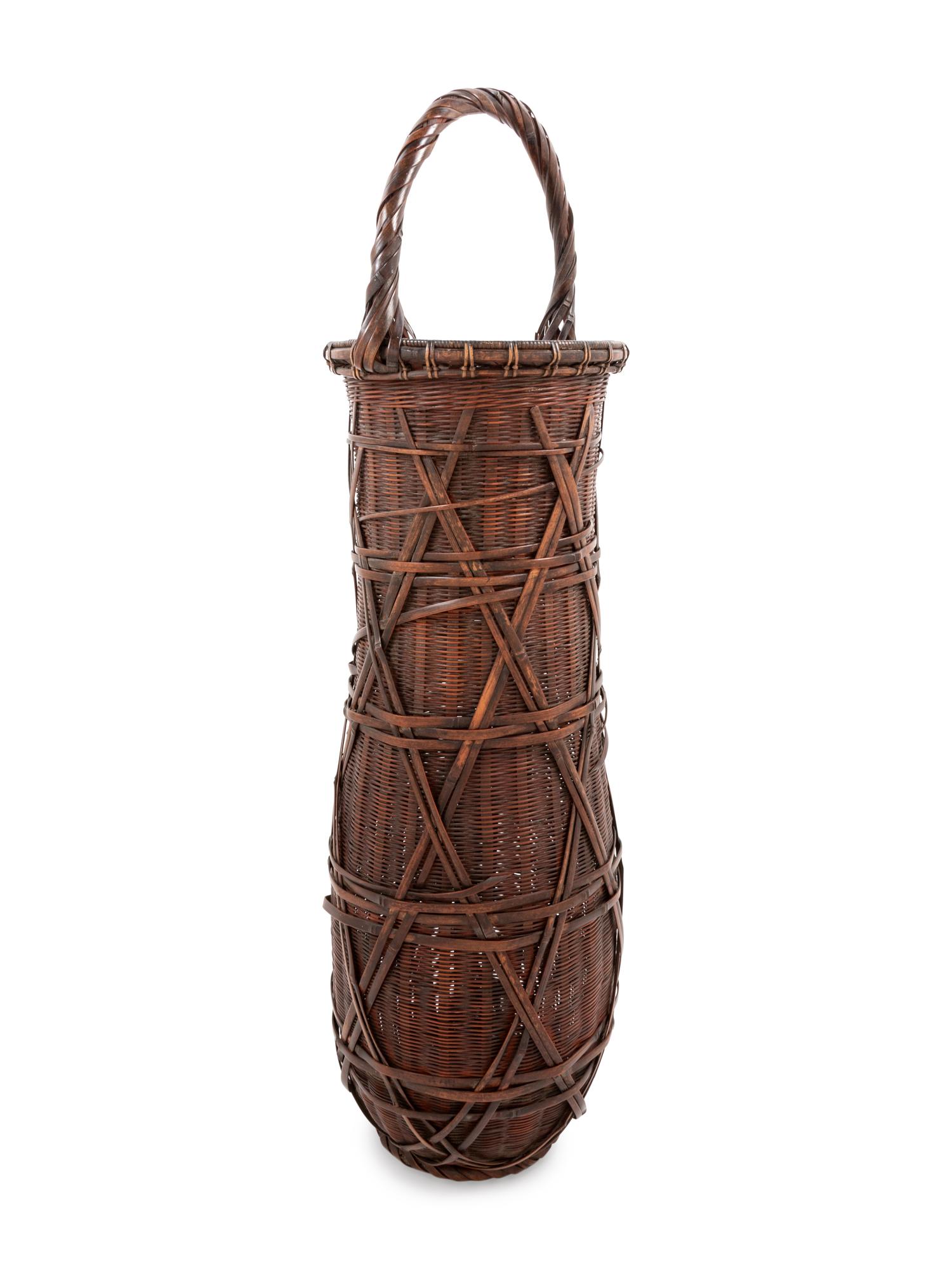 A Bamboo Flower Arranging Basket