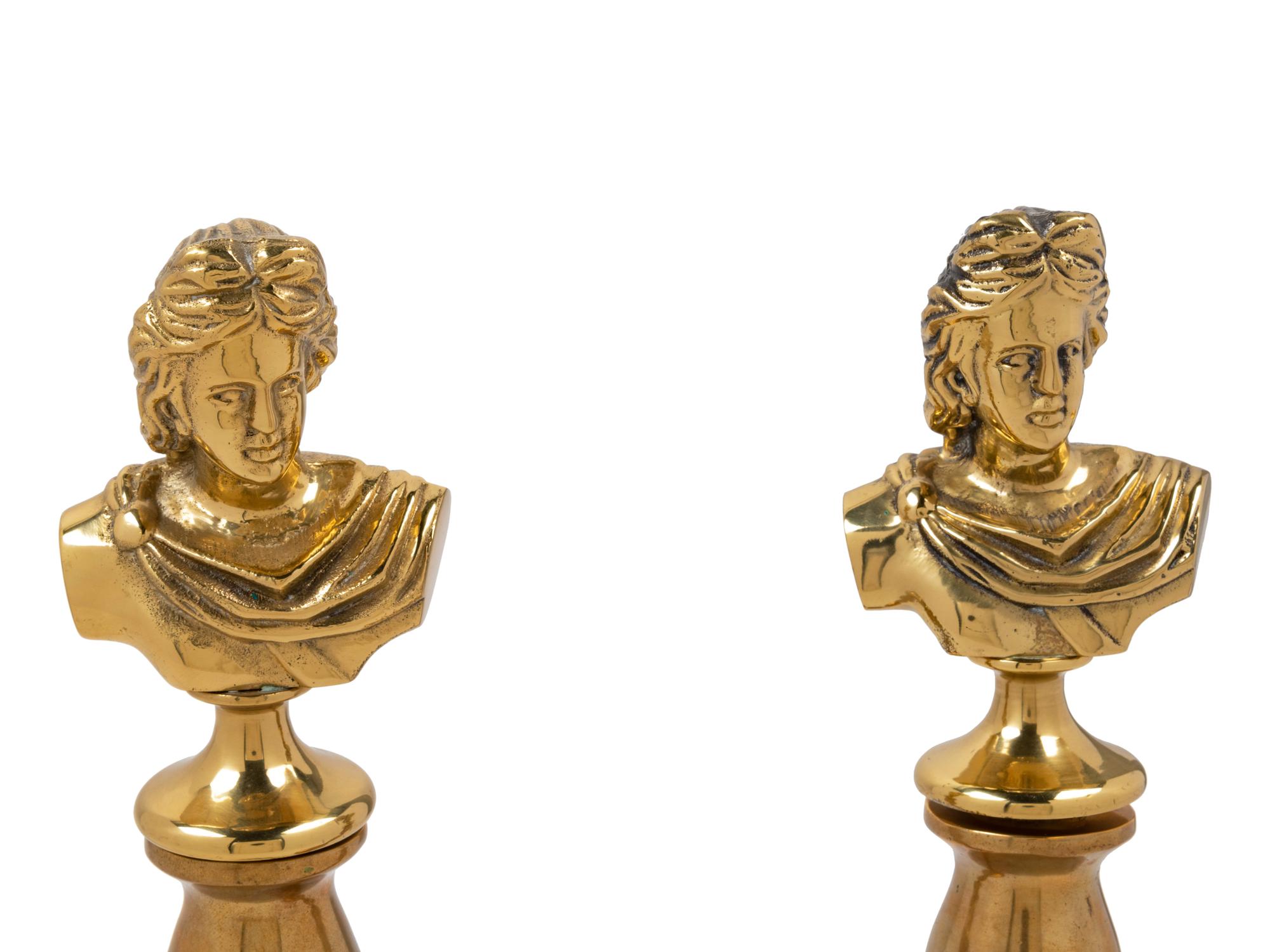 A Pair of French Gilt Bronze and Rock Crystal Candlesticks