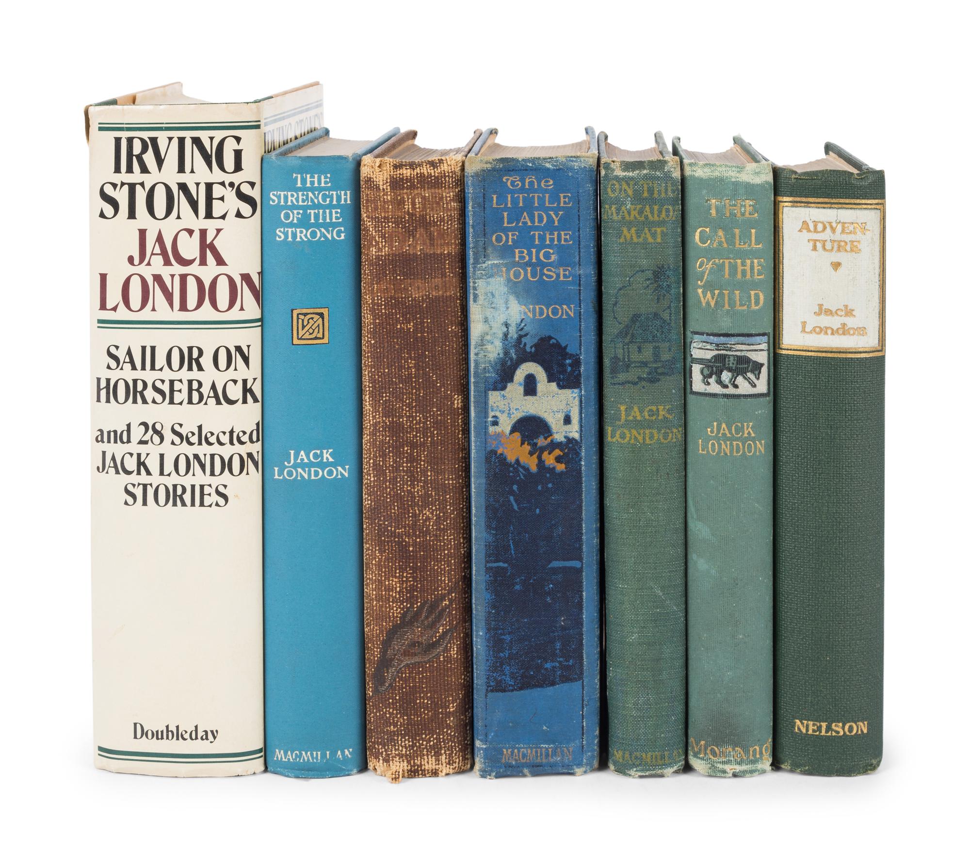 LONDON, Jack (1876-1916). A group of 11 FIRST EDITION works, including: