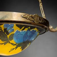 Hanging three-light plafonnier, c. 1905 France
