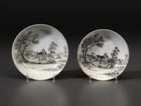 Six Chinese Export Porcelain 'Quaker Farmer' Articles