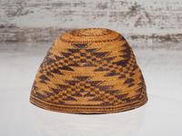 Modoc Polychrome Basketry Hat