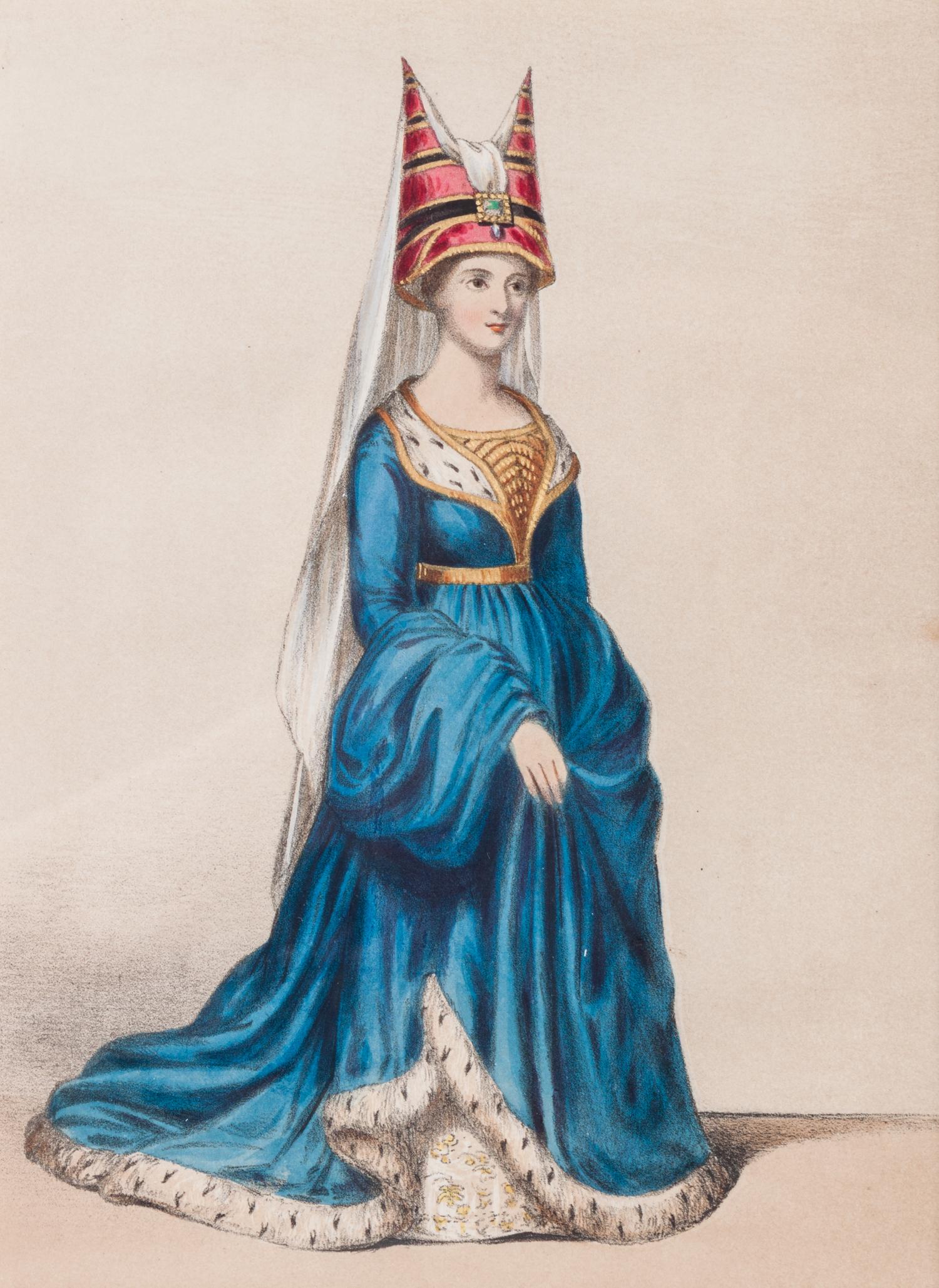 A Collection of 34 Late Georgian and Regency Style Fashion Plates Sight: 7 3/4 x 6 inches. — 20TH CENTURY