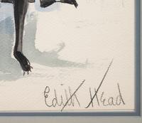 Edith Head Costume Illustration for Cicely Tyson in Blue Bird , c1976