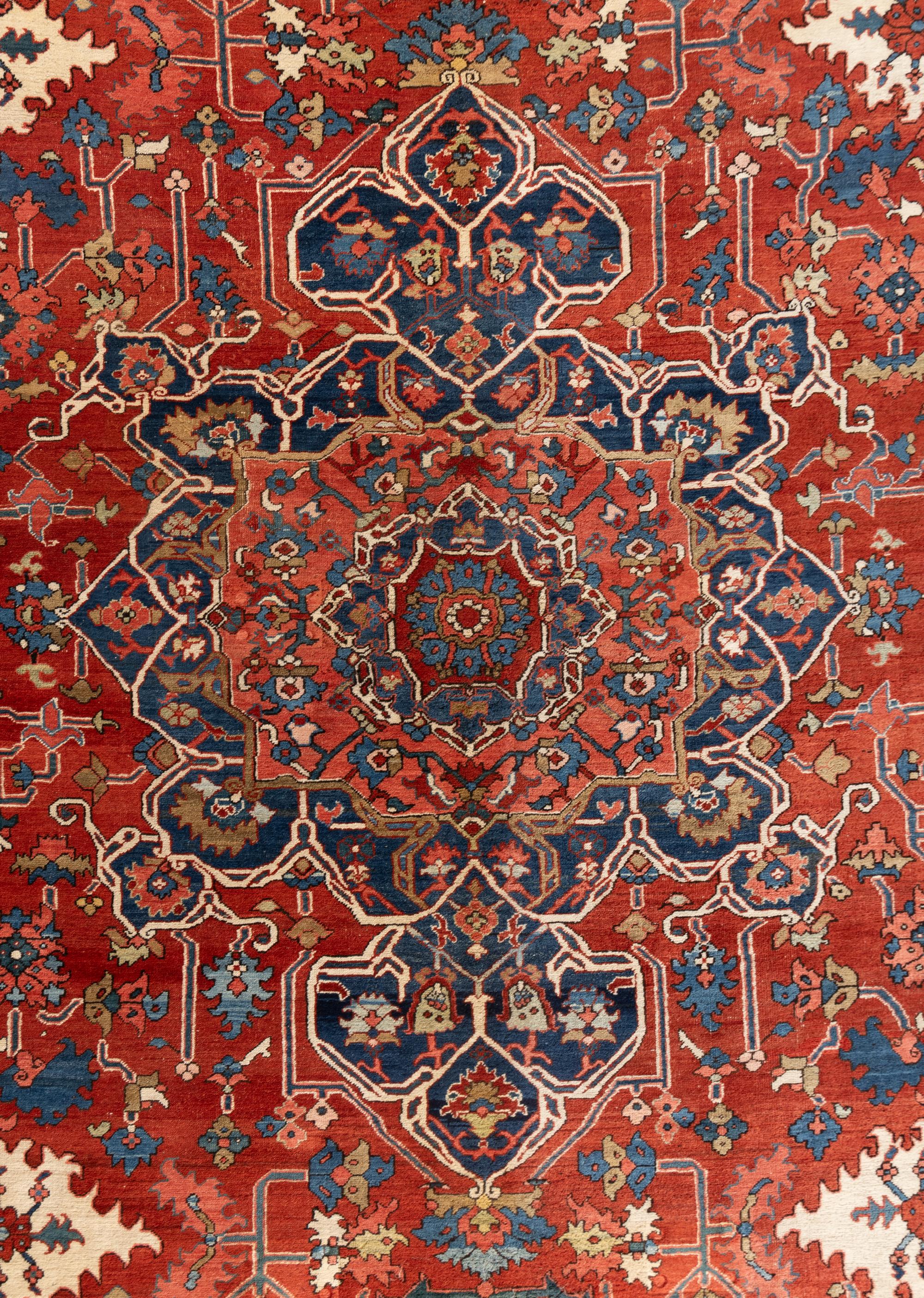 A Heriz Rug