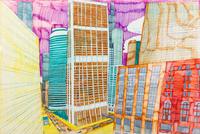 Wesley Willis, (American, 1963-2003), Clark, Dearborn, Monroe & Madison, 1992