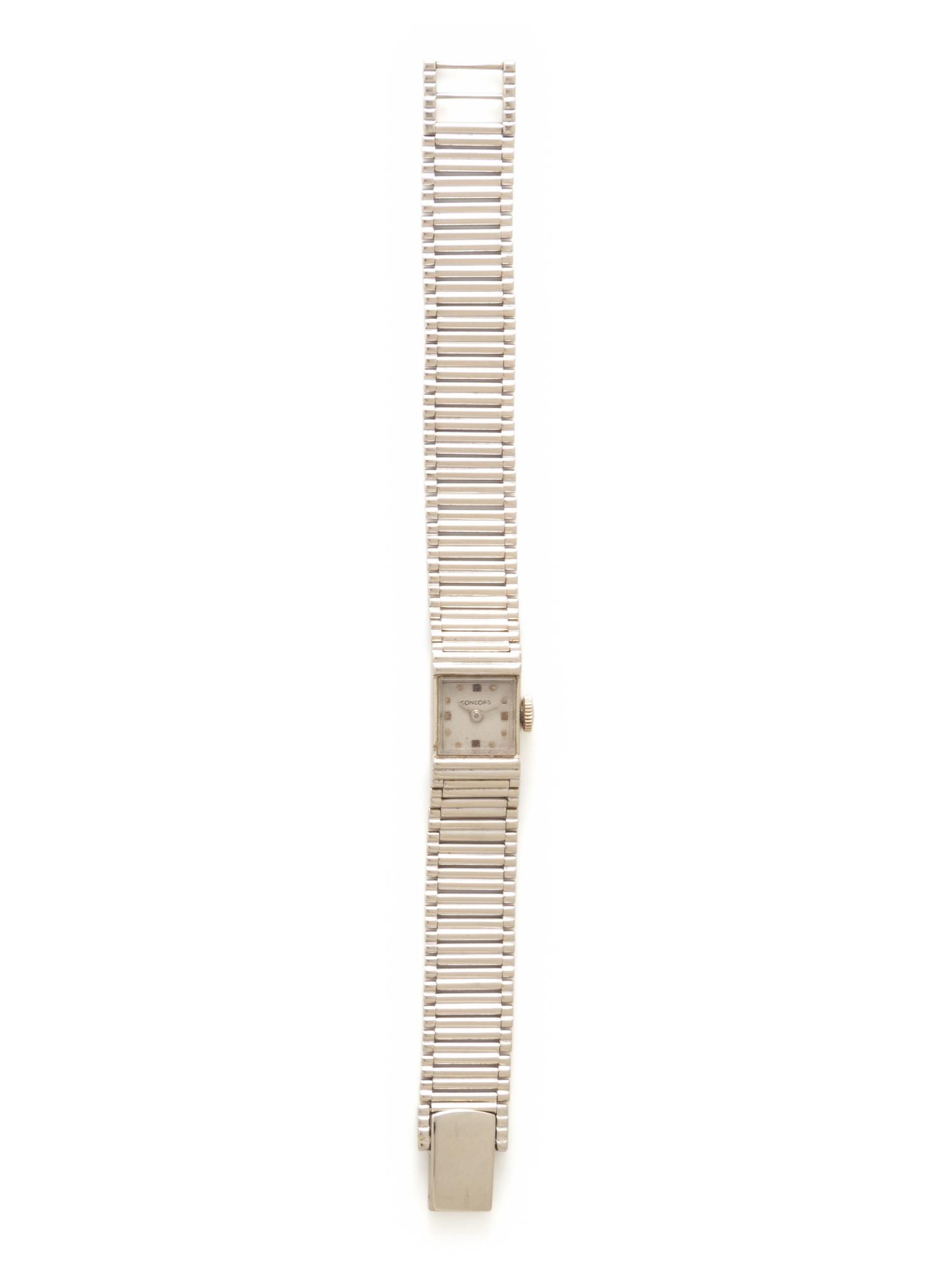 CONCORD, 14K WHITE GOLD WATCH