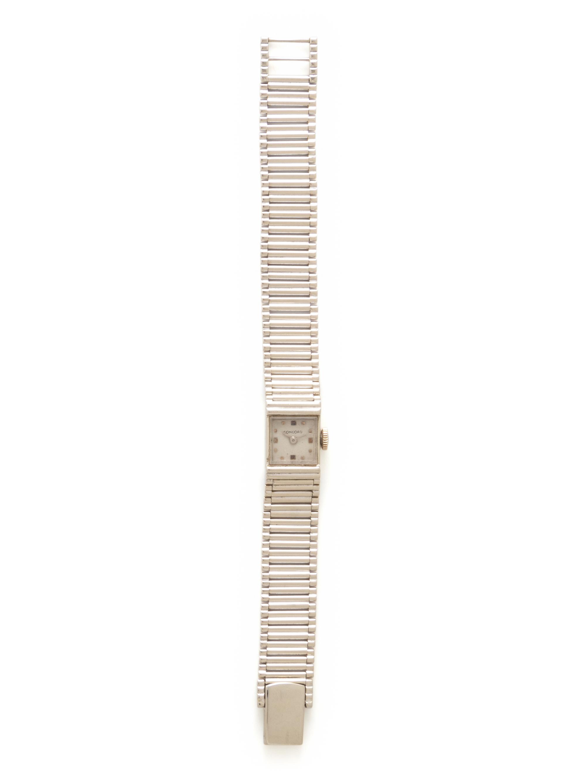 CONCORD, 14K WHITE GOLD WATCH