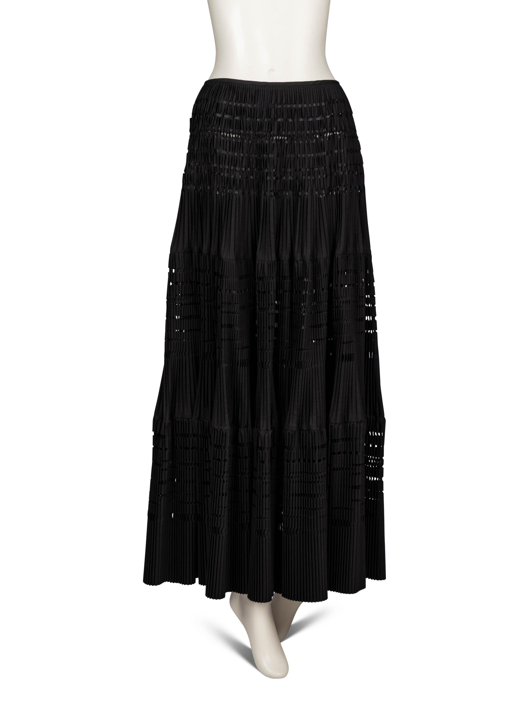 Three Designer Maxi Skirts; Chanel, Alaïa, Saint Laurent