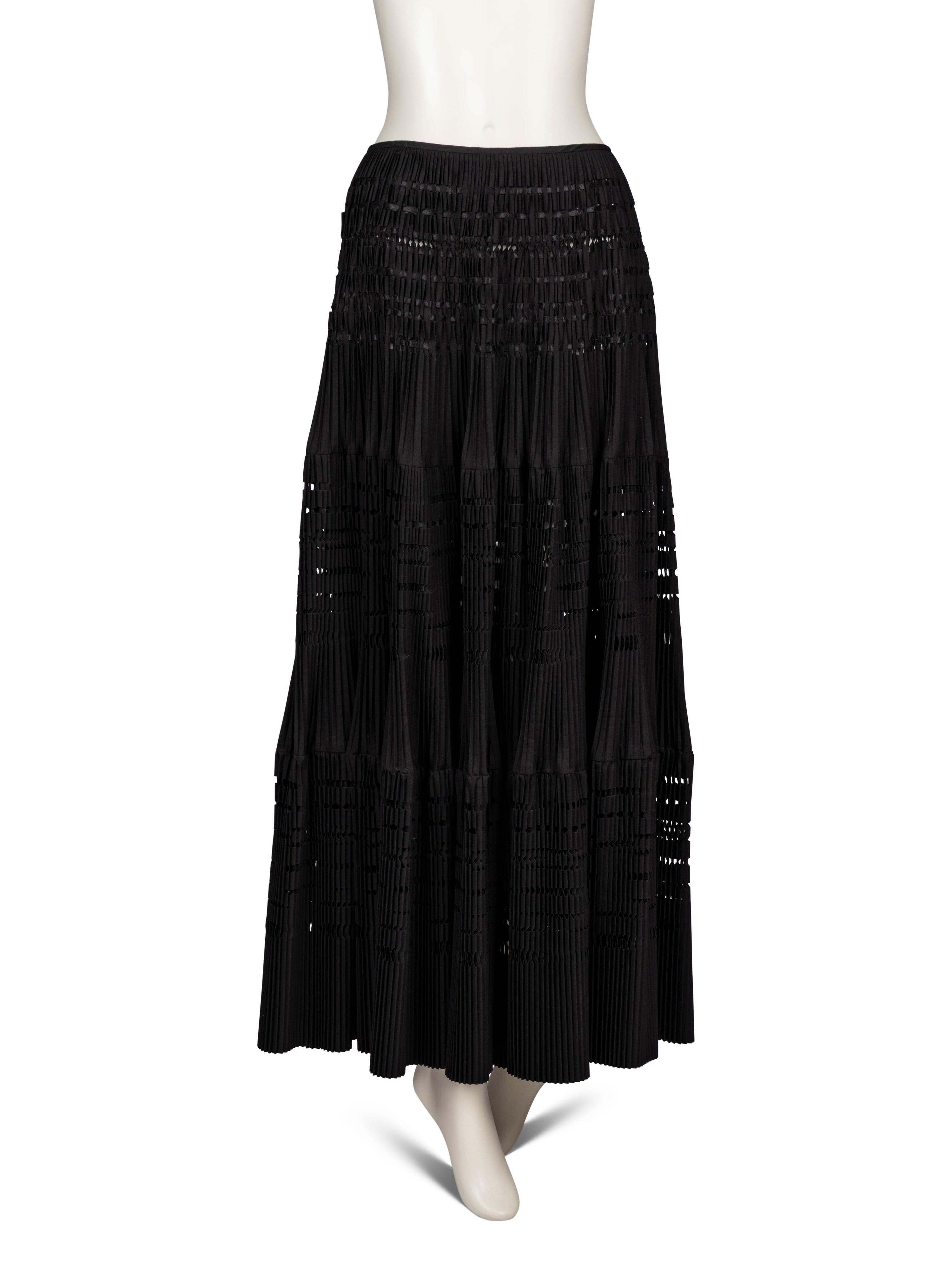 Three Designer Maxi Skirts; Chanel, Alaïa, Saint Laurent