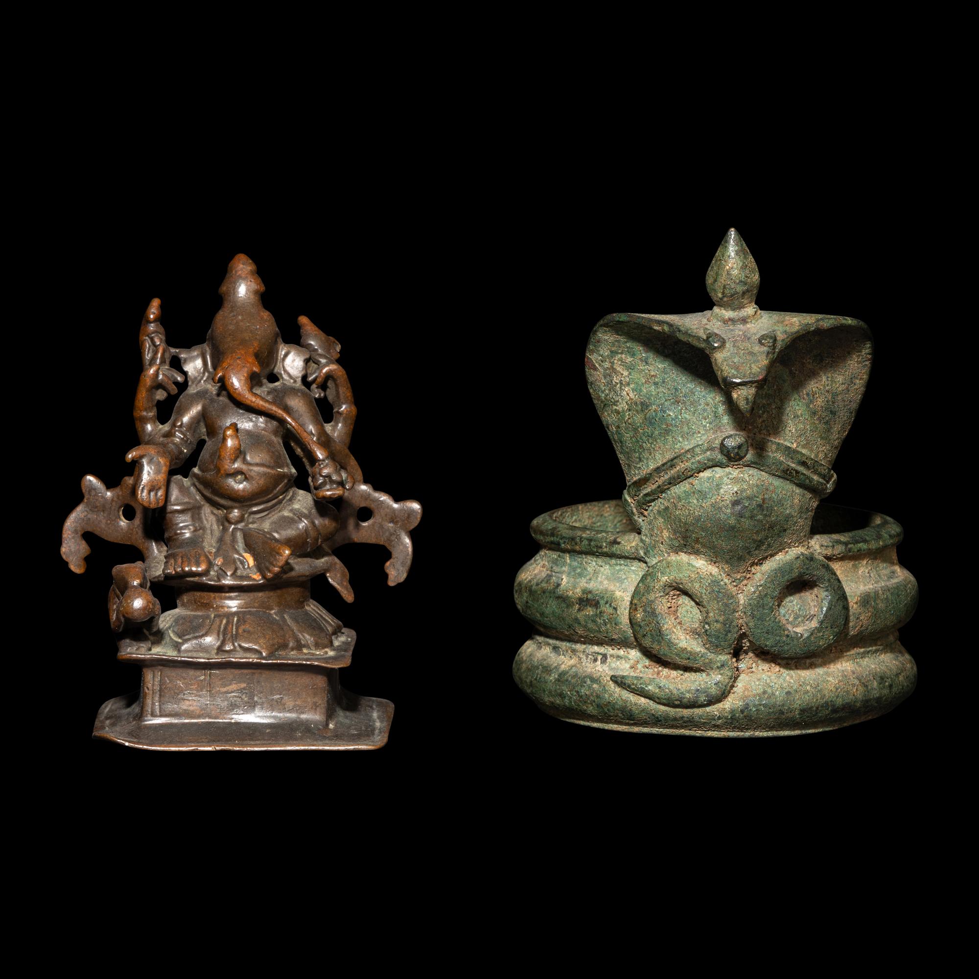 Two Asian Bronze Figures