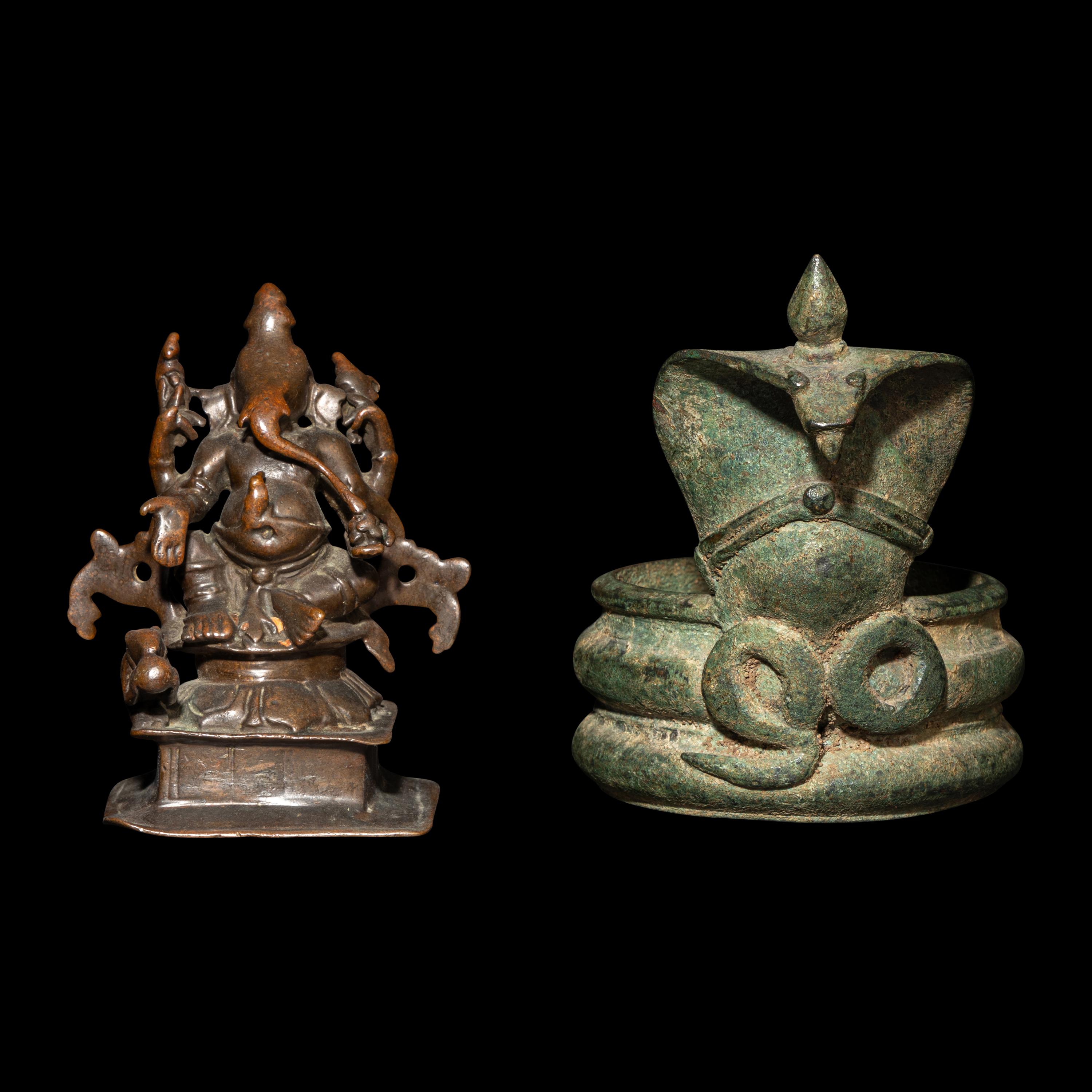 Two Asian Bronze Figures
