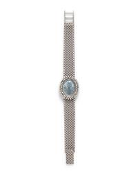 ZODIAC, 18K WHITE GOLD AND DIAMOND WRISTWATCH
