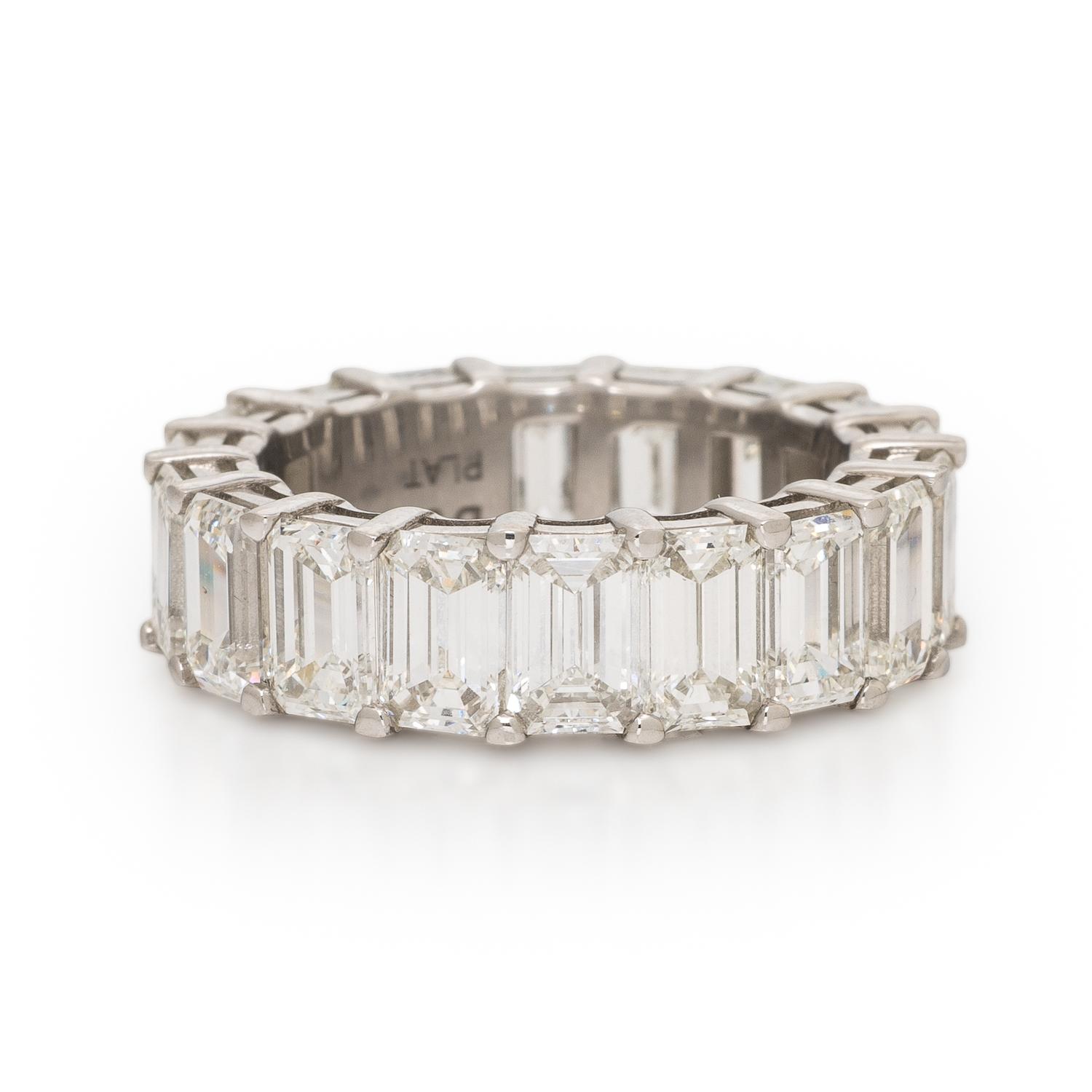 Diamond and Platinum Eternity Band