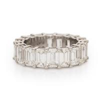 Diamond and Platinum Eternity Band