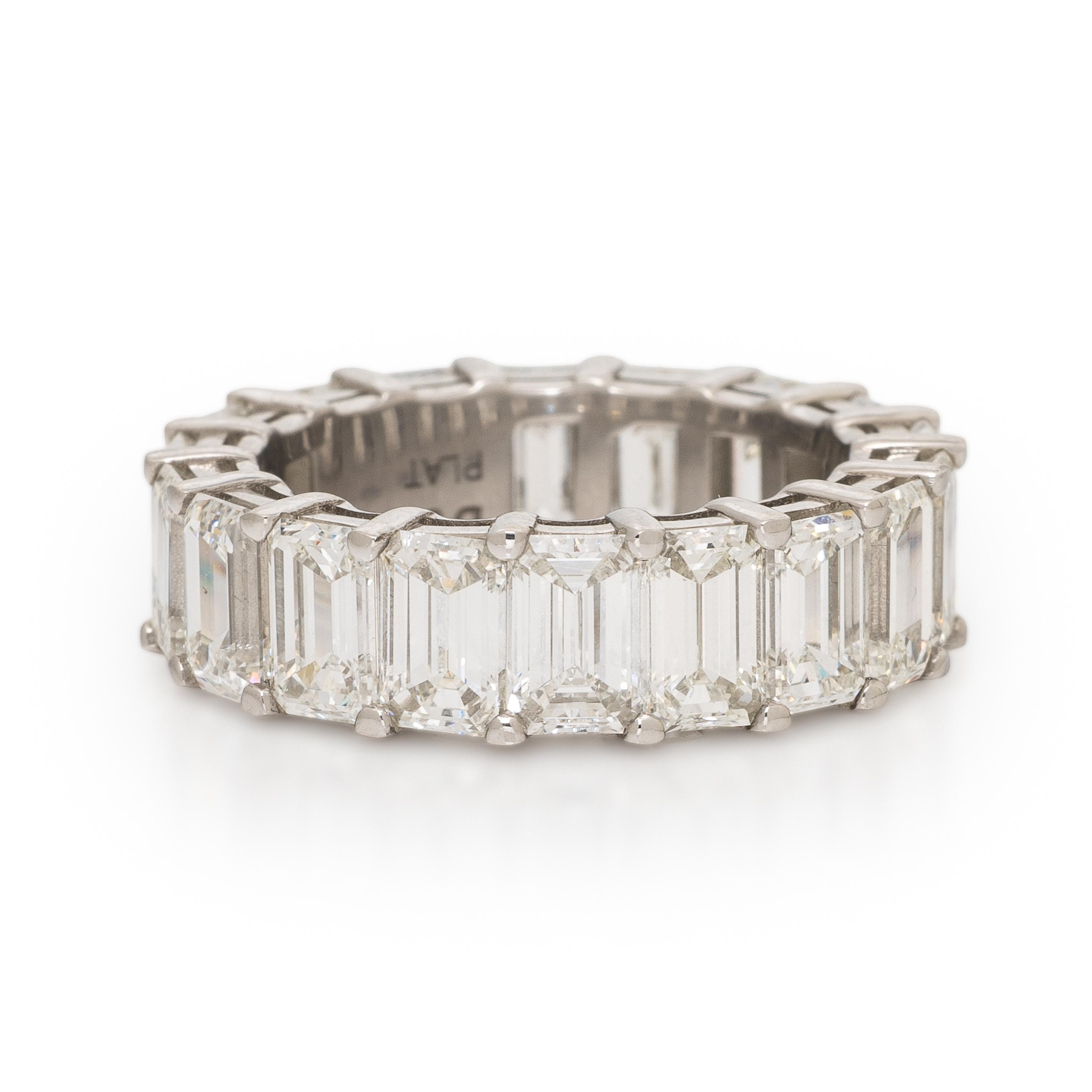 Diamond and Platinum Eternity Band