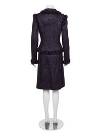 Chanel Plaid Tweed Skirt Suit, Fall 2003