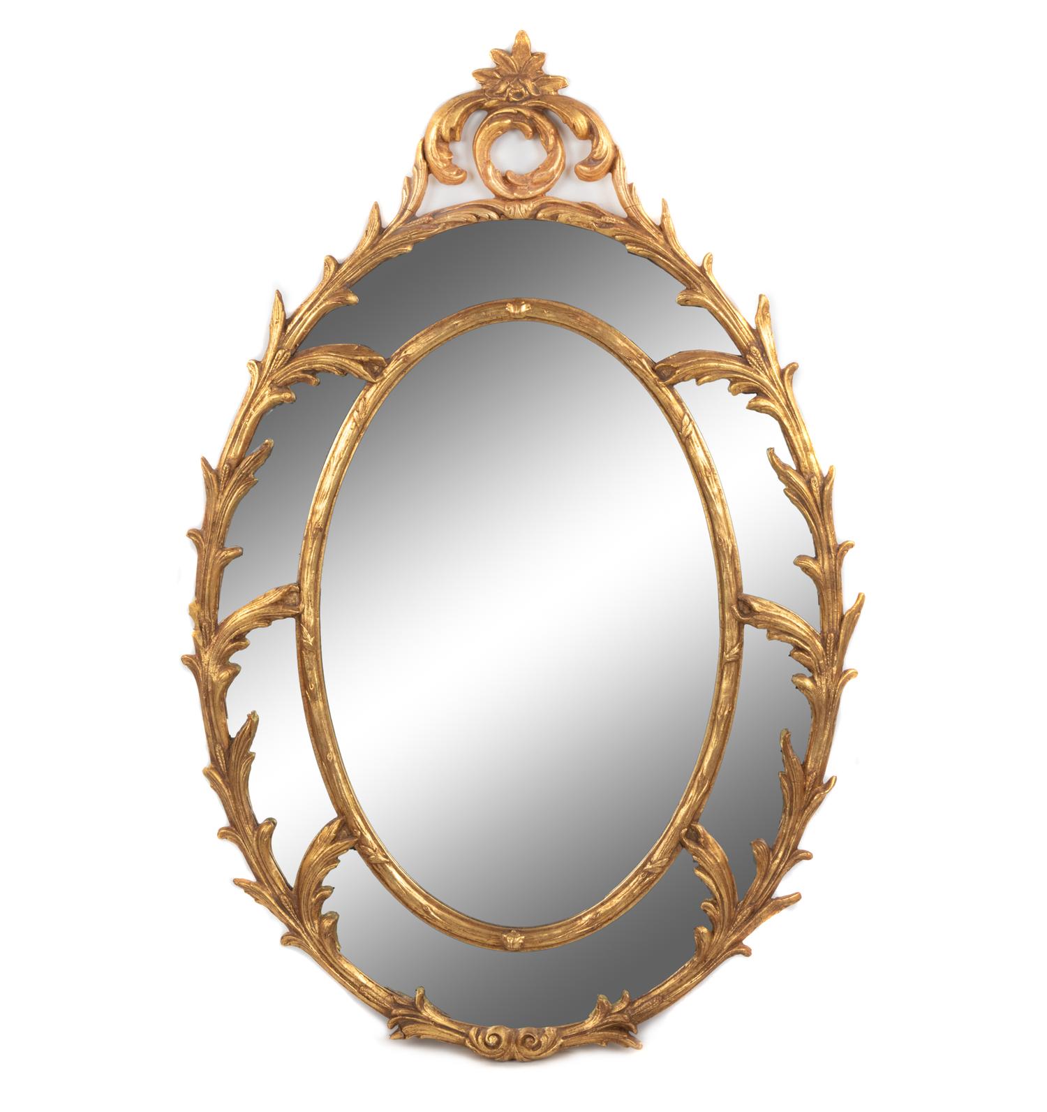 A Louis XV Style Giltwood Mirror
