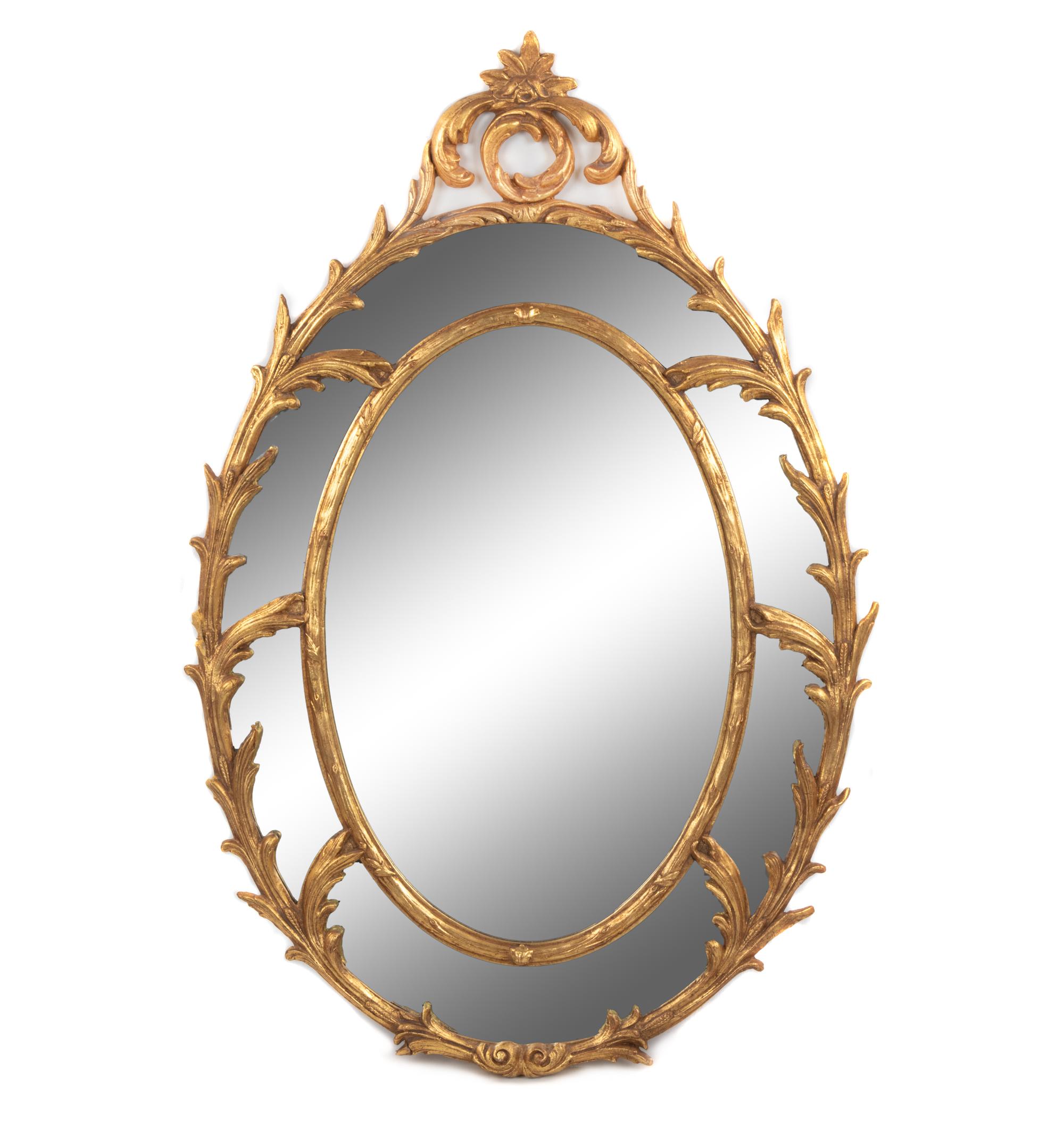 A Louis XV Style Giltwood Mirror