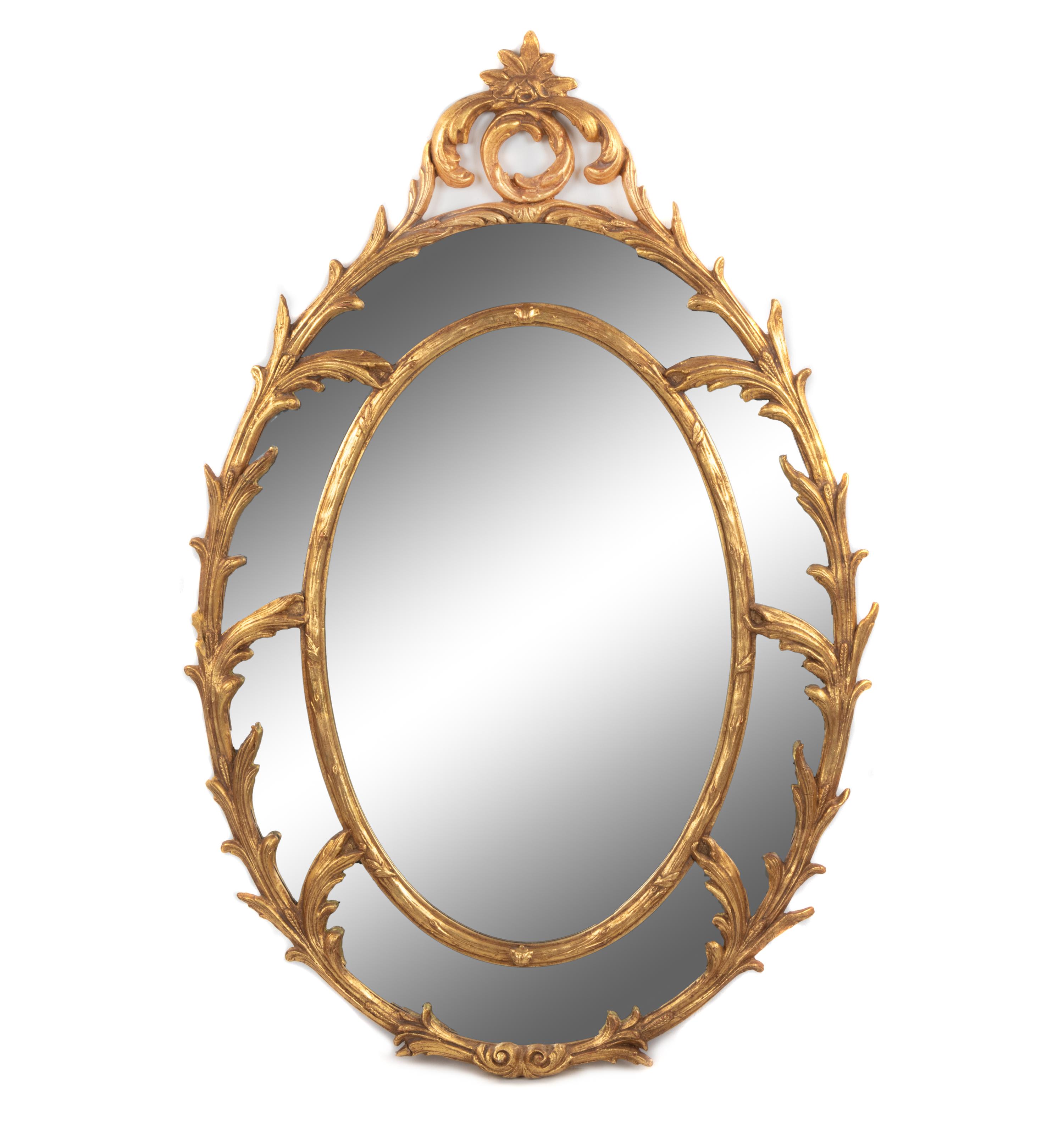 A Louis XV Style Giltwood Mirror
