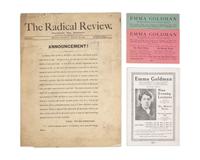 Goldman, Emma. Group of 4 Printed Items