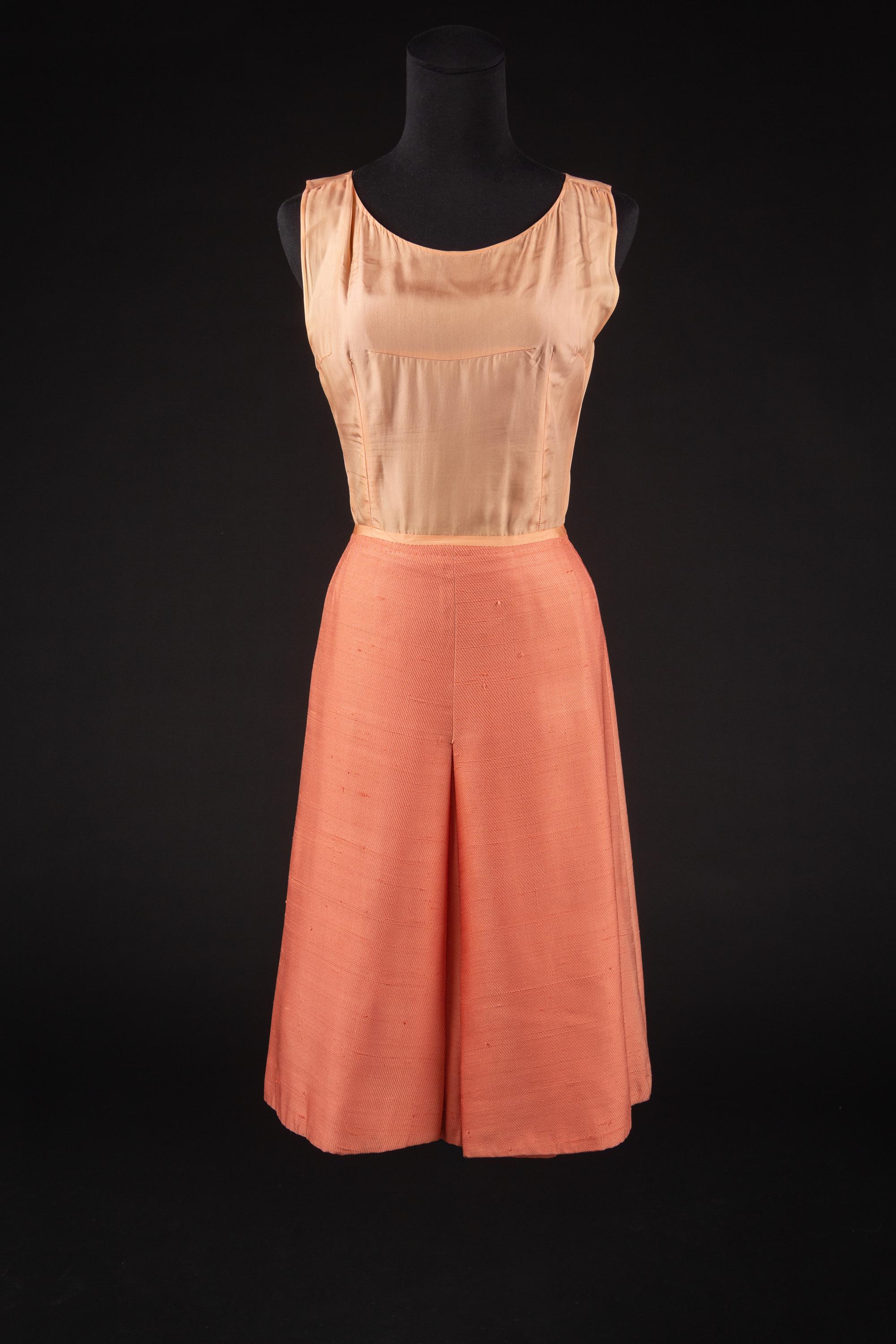 Christian Dior by Marc Bohan Haute Couture Ensemble, Spring-Summer 1961 — Worn by de Havilland in the photograph on the cover of her 1961 book 'Every Frenchman Has One' and for the press reception in March of 1961 in Atlanta for the special showing of "Gone with the Wind" in honor of the Centennial of the Commencement of the Civil War.