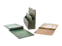 Three Tiffany ' Grape Vine' Desk Accessories