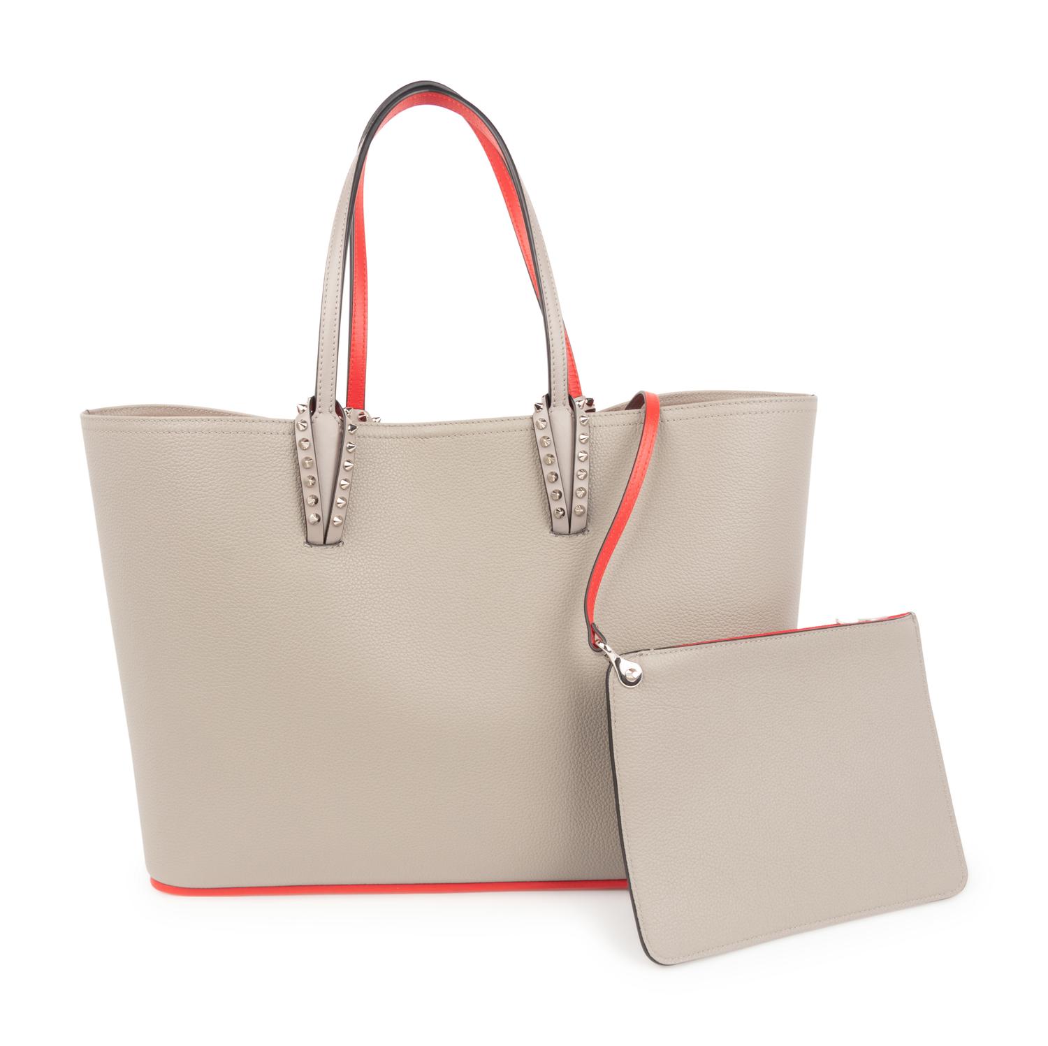 Christian Louboutin Gray Tote with Attached Wrist-let, 2000-10s