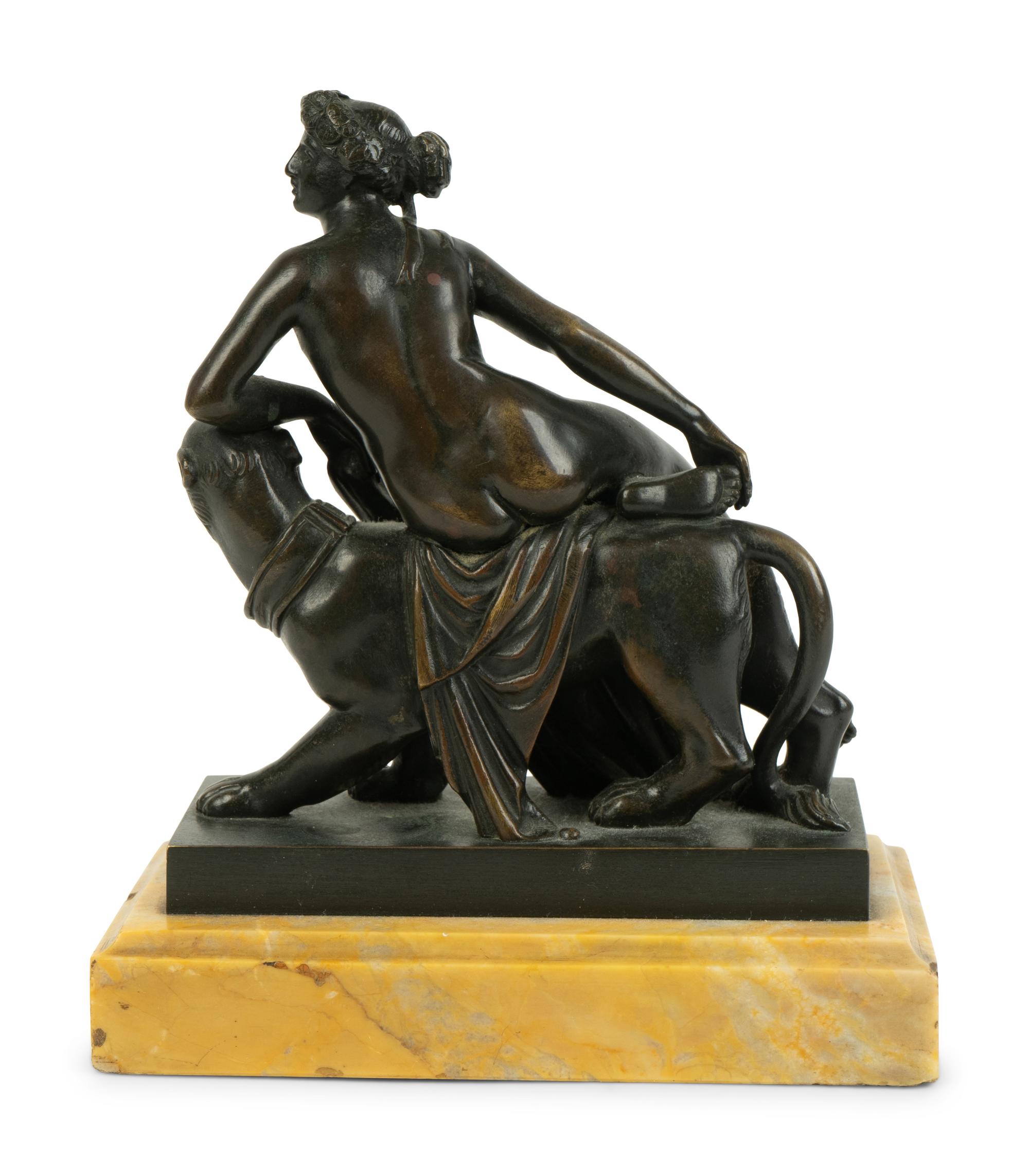 A Grand Tour Bronze of Ariadne on the Panther, After Johann Heinrich Dannecker (German, 1758 - 1841) — EARLY 20TH CENTURY