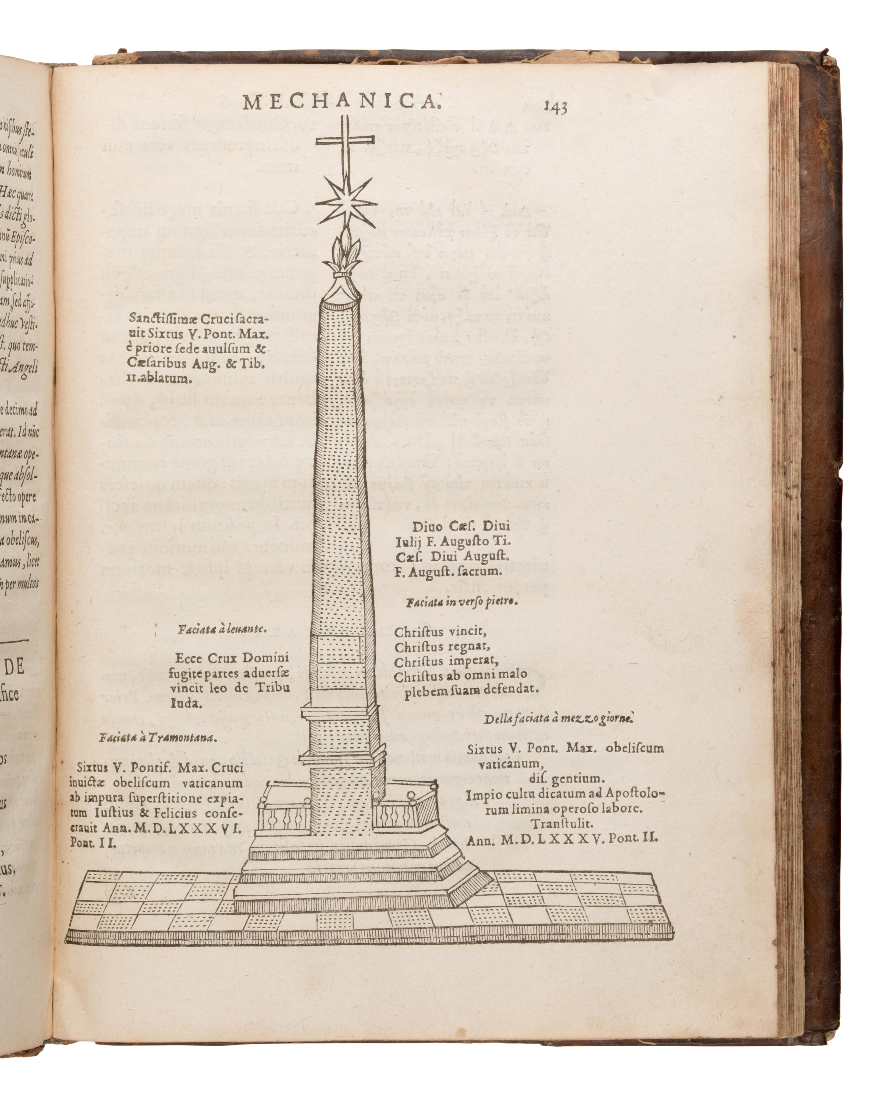 [Aristotle (384-322 BCE)]. Mechanica Graeca, emendata, Latina facta, & commentariis illustrata ab Henrico Monantholio. Paris: Jeremiah Perier, 1599.