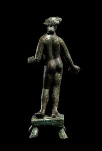 A Roman Bronze Votary Figure