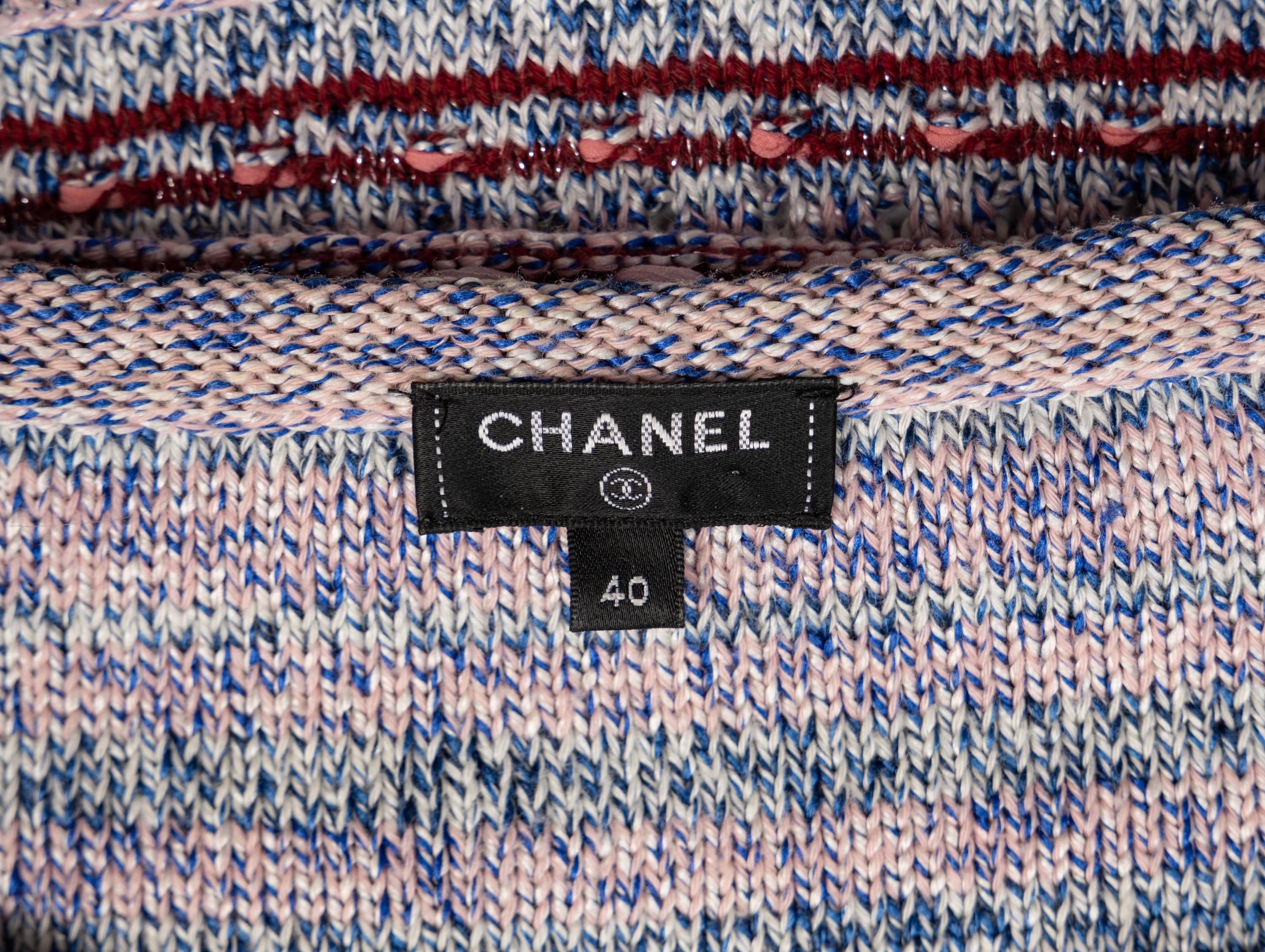 Chanel, Striped Boatneck Sweater
