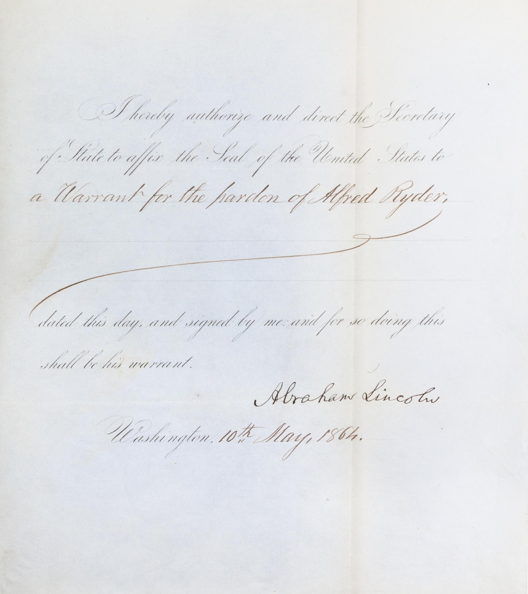 (LINCOLN, ABRAHAM) ARNOLD, ISAAC. The Life of Abraham Lincoln. Chicago, 1885. 2 vols., with over 100 autographed items.