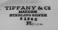 An American Silver Center Bowl, Tiffany & Co., New York, NY, the rim worked to show foliate banding, raised on a stepped circular foot.