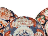 39 Japanese Imari and Kutani Porcelain Bowls, Plates, and Chargers