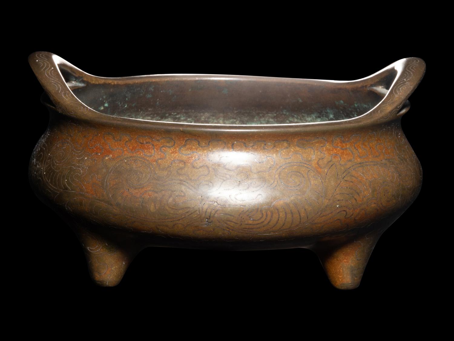 A Chinese Bronze Incense Burner